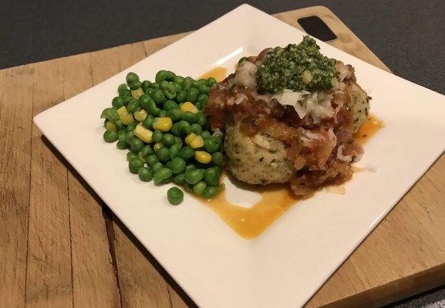 Chicken and Pesto Meatball Recipe