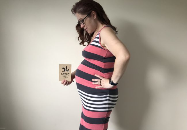 Pregnancy after bypass: Week 34 pregnancy diary